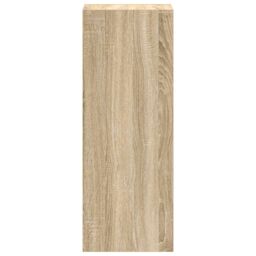 Berkfield Home Bookcase Stackable Sonoma Oak 30x30x80 cm Engineered Wood in Brown - Size: 30 x 30 x 80 cm - thumbnail 5