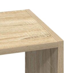Berkfield Home Bookcase Stackable Sonoma Oak 30x30x80 cm Engineered Wood in Brown - Size: 30 x 30 x 80 cm - thumbnail 7