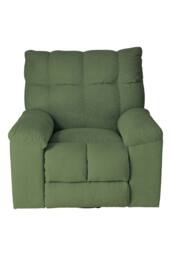 Living and Home 270° Swivel Rocker Recliner Chair with Power Recline & Charging Ports in Green
