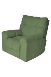 Living and Home 270° Swivel Rocker Recliner Chair with Power Recline & Charging Ports in Green - thumbnail 4