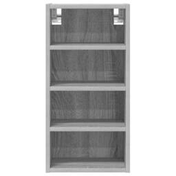 Berkfield Home Hanging Cabinet Grey Sonoma 30x29.5x60 cm Engineered Wood - thumbnail 4