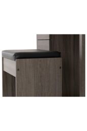 Seconique Lisbon 2 Piece Dressing Table Set in Black - thumbnail 5