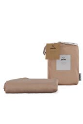 Panda London 100% Bamboo Bedding Fitted Sheet in Dusty Pink - Size: Double