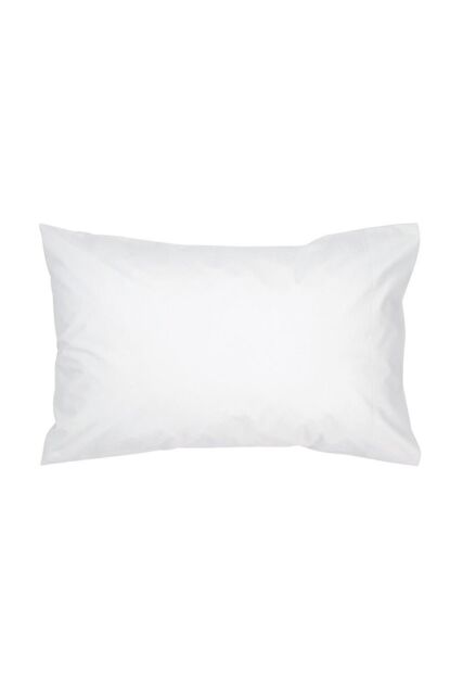 CHRISTY 400TC Luxury Cotton Sateen Plain Dye King Pillowcases Pair in White - image 1