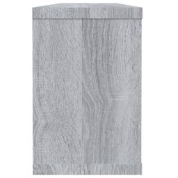 Berkfield Home Wall Cube Shelves 2 pcs Grey Sonoma 60x15x23 cm Engineered Wood - Size: 60 x 15 x 23 cm - thumbnail 5