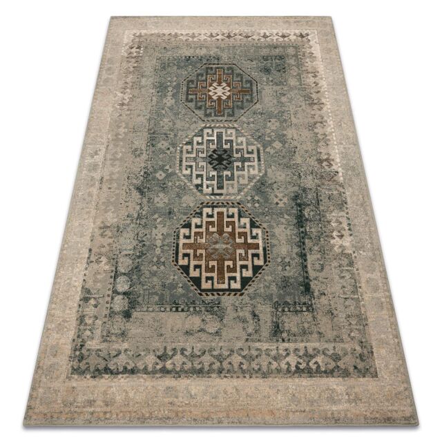 RugsX Wool Polonia Rug in Green - Size: 170 cm x 235 cm - image 1