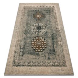 RugsX Wool Polonia Rug in Green - Size: 170 cm x 235 cm
