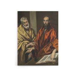 "Artery8 Portrait of Saint Peter & Saint Paul El Greco Canvas Wall Art - Size: W18"" x H24""" - thumbnail 1