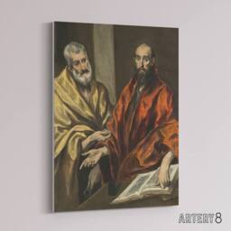 "Artery8 Portrait of Saint Peter & Saint Paul El Greco Canvas Wall Art - Size: W18"" x H24""" - thumbnail 2