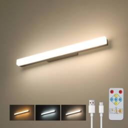NESTLUNE 10W LED Bathroom Over Mirror Vanity Bath Wall Light in White - thumbnail 3