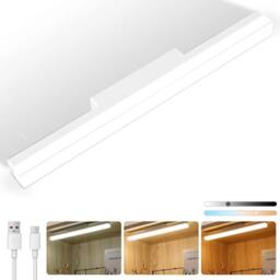 NESTLUNE 10W LED Bathroom Over Mirror Vanity Bath Wall Light in White - thumbnail 2