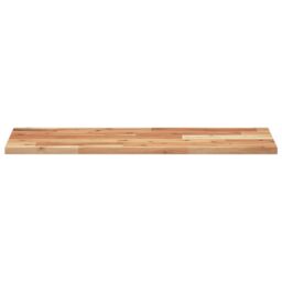 Berkfield Home Table Top Rectangular 100x30x2 cm Solid Wood Acacia in Brown - Size: 100 x 30 x 2 cm - thumbnail 4