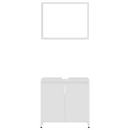 Berkfield Home Bathroom Furniture Set White Engineered Wood - thumbnail 5