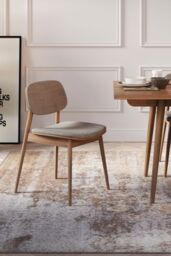 Loomed Beige Distressed Abstract Soft Living Room Bedroom Area Rug Runner - Size: 80 cm x 150 cm - thumbnail 1