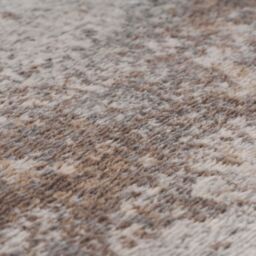 Loomed Beige Distressed Abstract Soft Living Room Bedroom Area Rug Runner - Size: 80 cm x 150 cm - thumbnail 7