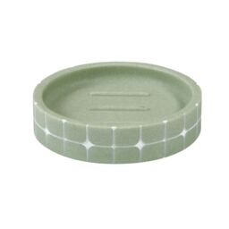 Showerdrape Mosaica Pistachio Green Soap Dish in Light Green - thumbnail 3