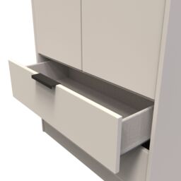 Ready Assembled 2 U Fuji 2 Door 2 Drawer Wardrobe (Ready Assembled) in Taupe - thumbnail 6