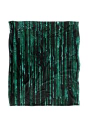 Warner Brothers The Matrix Silky Touch Super Soft Throw Blanket 152x127cm in White - Size: 152x127 cm - thumbnail 1