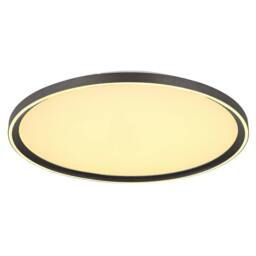 Netlighting Dublin Semi Ceiling Light Grey 50cm LED Dimmable 2700-6000K Remote - thumbnail 3