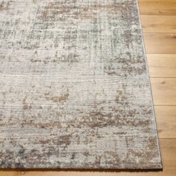 Livabliss Roma-Abstract Gray Blue Brown Modern Marble Living Dining Bedroom Rug in Dark Brown - Size: 80 cm x 220 cm - thumbnail 5
