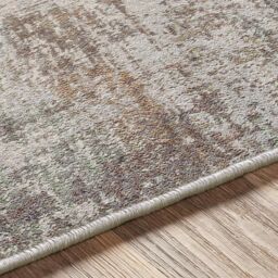 Livabliss Roma-Abstract Gray Blue Brown Modern Marble Living Dining Bedroom Rug in Dark Brown - Size: 80 cm x 220 cm - thumbnail 7