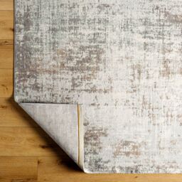 Livabliss Roma-Abstract Gray Blue Brown Modern Marble Living Dining Bedroom Rug in Dark Brown - Size: 80 cm x 220 cm - thumbnail 4