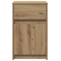 Berkfield Home Traditional Bedside Cabinet Artisan oak 38 x 34 x 61 cm Particle board in Brown - thumbnail 6