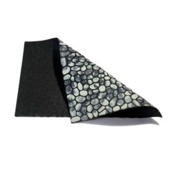 Nicoman Stone Pebble Design Indoor & Outdoor Mat in Grey - Size: 40 cm x 60 cm - thumbnail 5