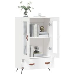 Berkfield Home Highboard White 69.5x31x115 cm Engineered Wood - thumbnail 4
