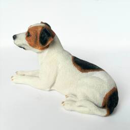 Animal Crackers Realistic Laying Jack Russell Dog Fgurine, Gift Boxed - thumbnail 6