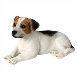Animal Crackers Realistic Laying Jack Russell Dog Fgurine, Gift Boxed - thumbnail 7