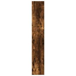 Berkfield Home Bookcase Smoked Oak 40x24x143 cm Engineered Wood in Brown - Size: 40 x 24 x 143 cm - thumbnail 5