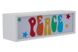 Orsina Premier Kids Peace LED Light Box in White - thumbnail 2