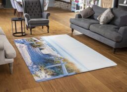 Benjamin Tate Design Path To The Beach At Baltic Sea Designer Rug in Natural - Size: Large - thumbnail 2