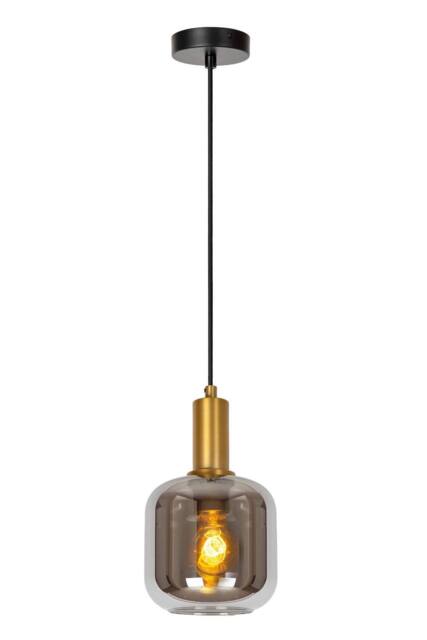 Netlighting Lucide JOANET Pendant light 16 cm 1xE27 Smoke Grey - image 1