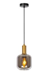 Netlighting Lucide JOANET Pendant light 16 cm 1xE27 Smoke Grey - thumbnail 1