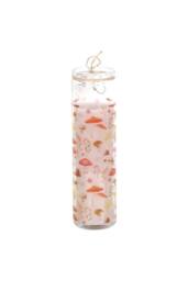 KDMD Enchanted Forest Mushroom Tube Candle -, 65H Burn in Pale Pink - thumbnail 3