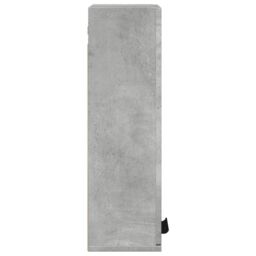 Berkfield Home Wall-mounted Bathroom Cabinet Concrete Grey 32x20x67 cm - Size: 32 x 20 x 67 cm - thumbnail 5