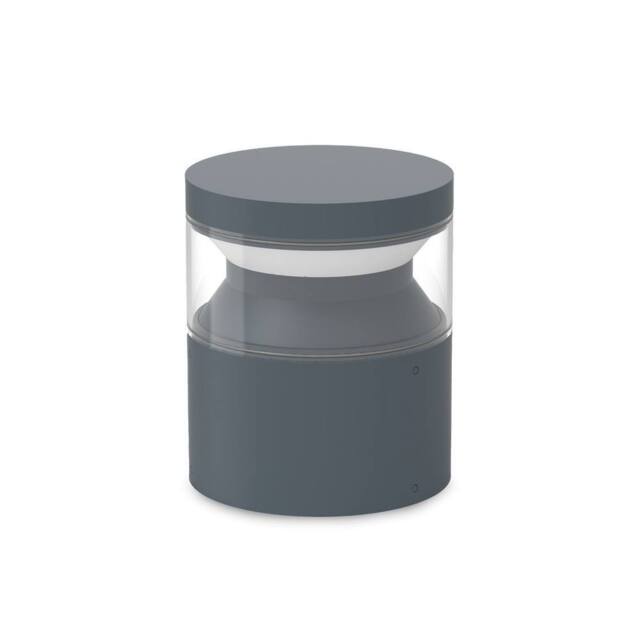 Netlighting Boeing 15cm LED Outdoor Pedestal Light Anthracite 3000K IP65 in Dark Grey