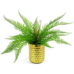 Leaf 60cm Artificial Bushy Dixie Wood Fern Dark Green Plant - thumbnail 5