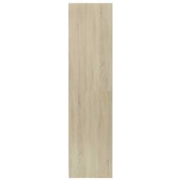Berkfield Home Wardrobe Sonoma Oak 50x50x200 cm Engineered Wood in Brown - Size: 50 x 50 x 200 cm - thumbnail 6