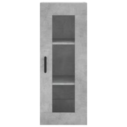 Berkfield Home Highboard Concrete Grey 34.5x34x180 cm Engineered Wood - thumbnail 6