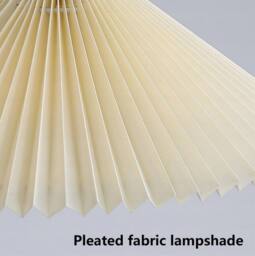 COMELY Pastoral Style Chandelier, French Fabric Shade Chandelier 3-Light - thumbnail 5