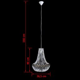 Berkfield Home Pendant Chandelier 36.5 x 46 cm in Black - thumbnail 6