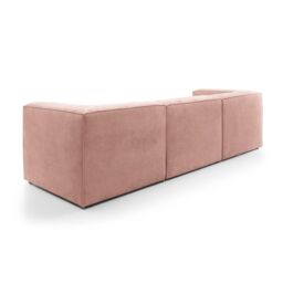 Abakus Direct Doris 4 Seater Sofa in Pink Cord Chenille - thumbnail 5