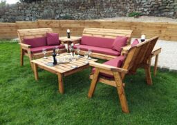 Charles Taylor Trading Seven Seater Balmoral Set in Brown - thumbnail 2