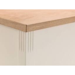 Cheshire Premium Westford Storage Bench in Ivory & Oak - thumbnail 5