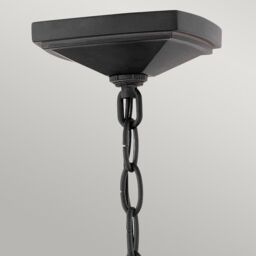 Netlighting Hinkley Alford Place Outdoor Pendant Ceiling Light Museum Black IP44 - thumbnail 2