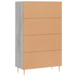 Berkfield Home Highboard Grey Sonoma 69.5x31x115 cm Engineered Wood - thumbnail 8