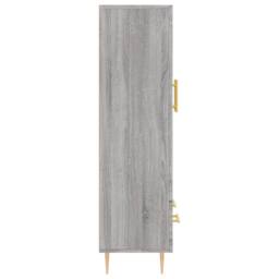 Berkfield Home Highboard Grey Sonoma 69.5x31x115 cm Engineered Wood - thumbnail 7